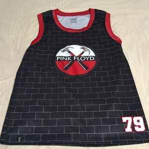 Grassroots Pink Floyd “The Wall” basketball jersey. Size Large